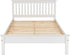 Monaco 4FT6 Bed Low Foot End - White